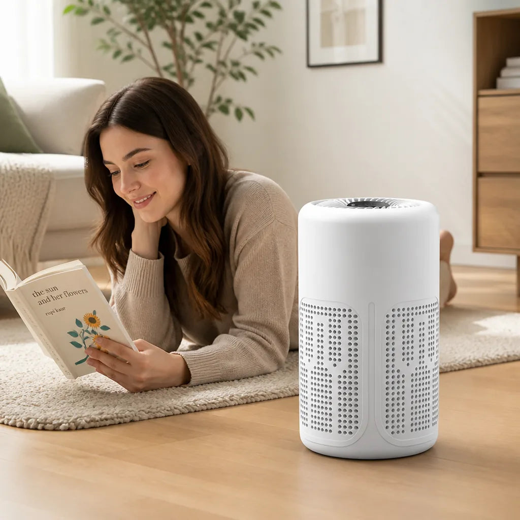 Air Purifier Medical-Grade HEPA & Activated Carbon