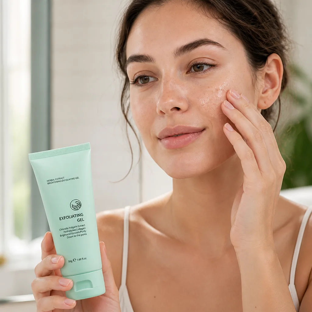 Exfoliating Gel Gentle Herbal Brightening Face & Body