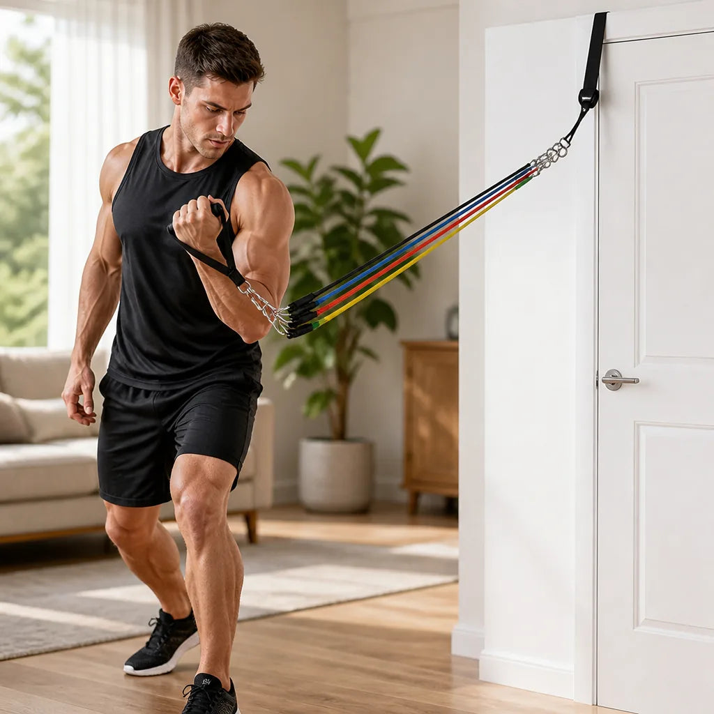 Resistance Band Kit Adjustable Resistance Handles & Door Anchor