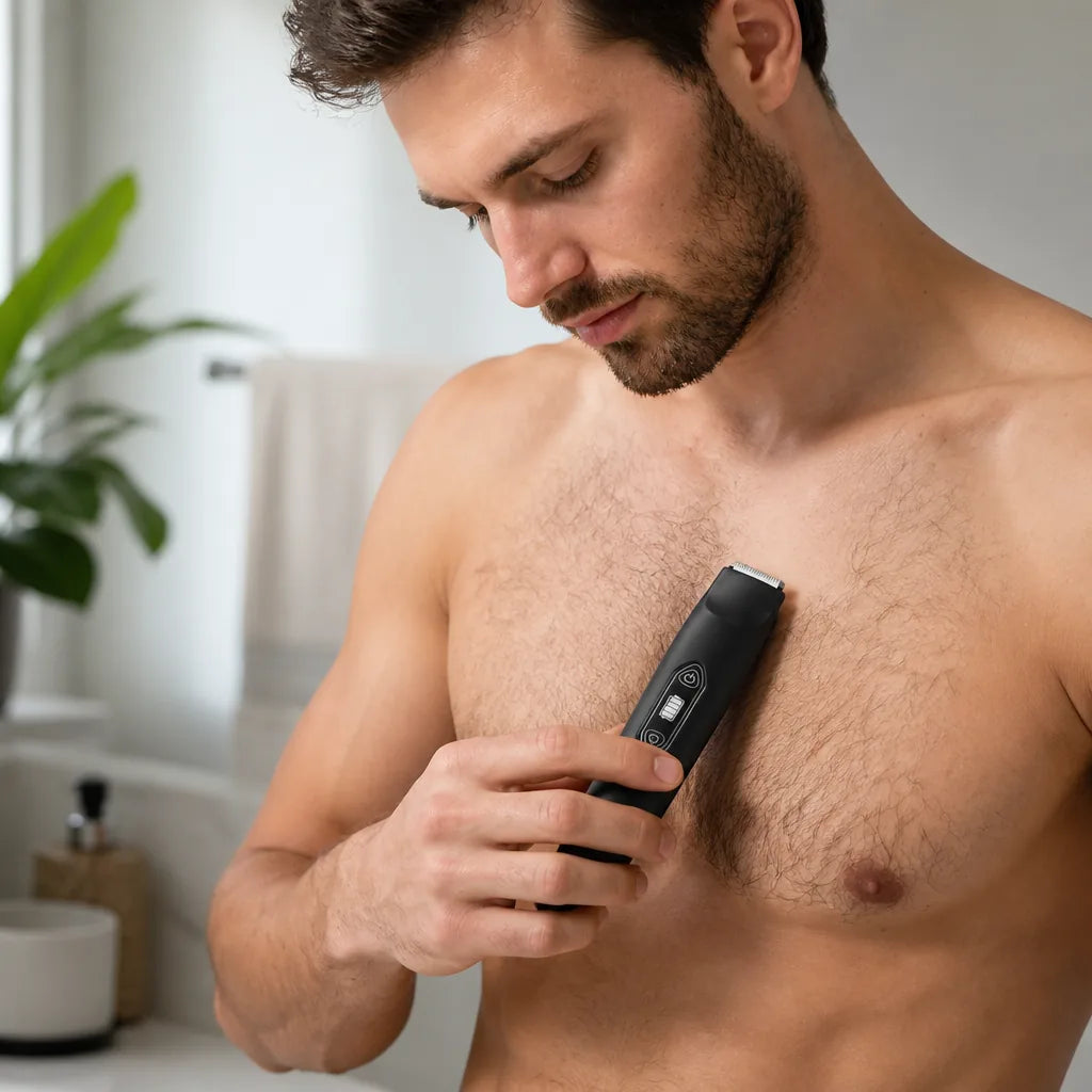 Body & Facial Shaver Wet & Dry Dual Heads