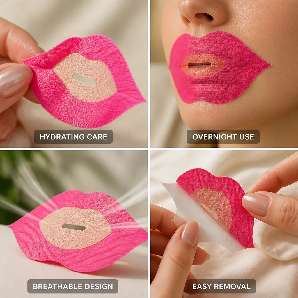 Lip Tape Overnight Collagen & Hyaluronic Soft Cotton