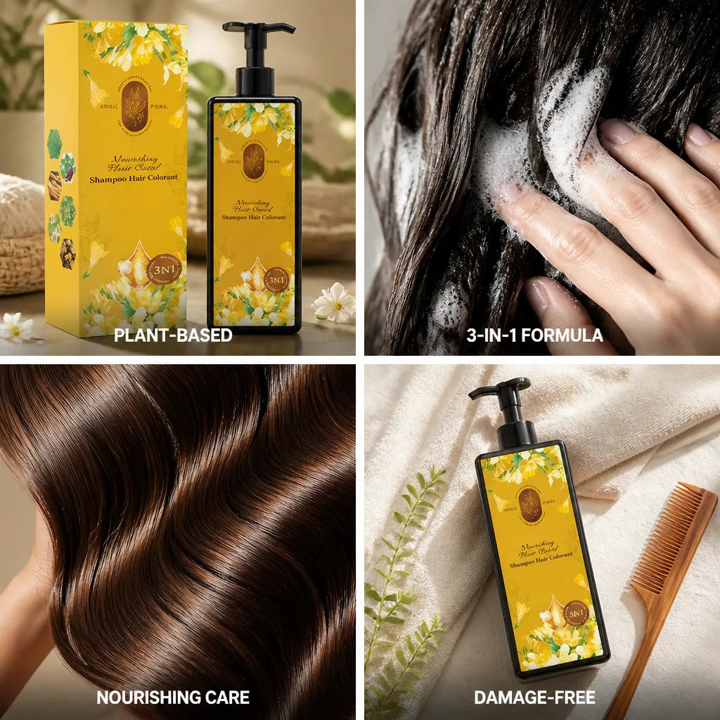 Hair Color Plant-Based 3-in-1 Nourishing & Damage-Free