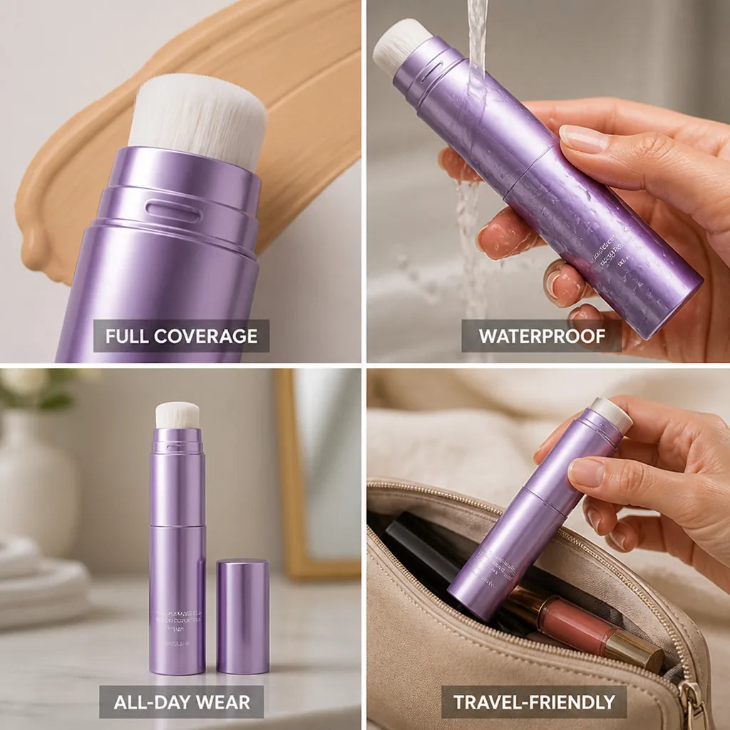 Liquid Foundation Full-Coverage Natural Matte Waterproof