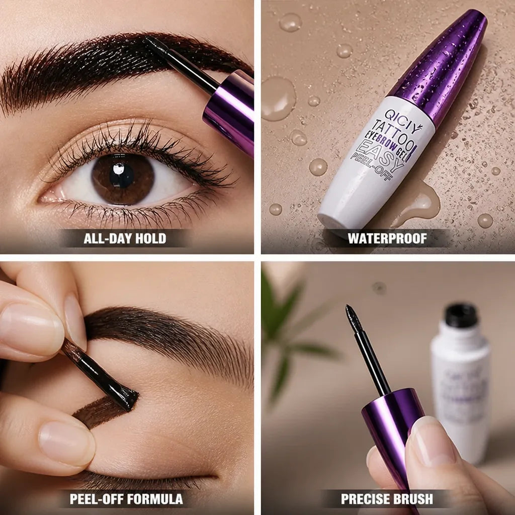 Brow Gel Smudge-Proof Peel-Off Precision Brush