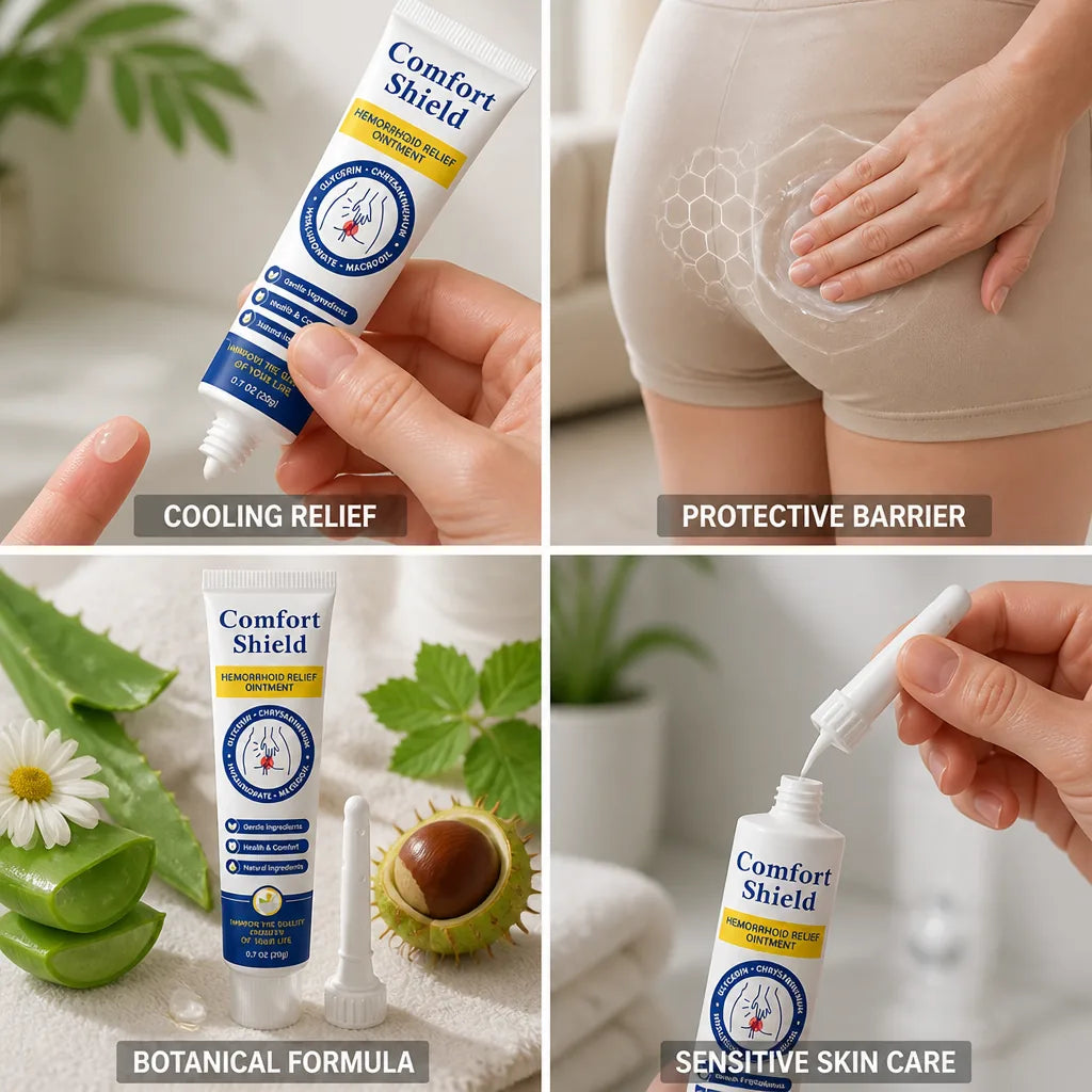 Hemorrhoid Ointment Cooling Soothing Hyaluronic Acid & Aloe