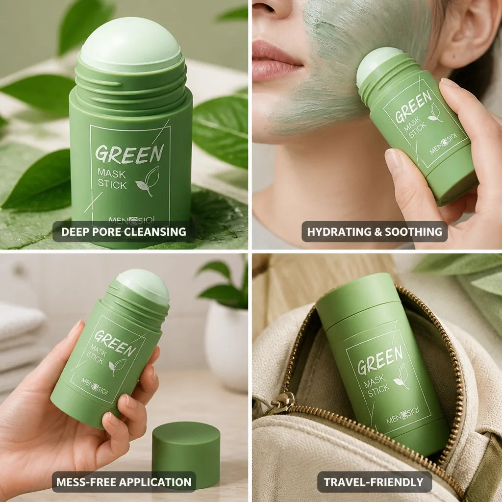 Solid Cleansing Mask Green Tea Deep Pore & Hydrating