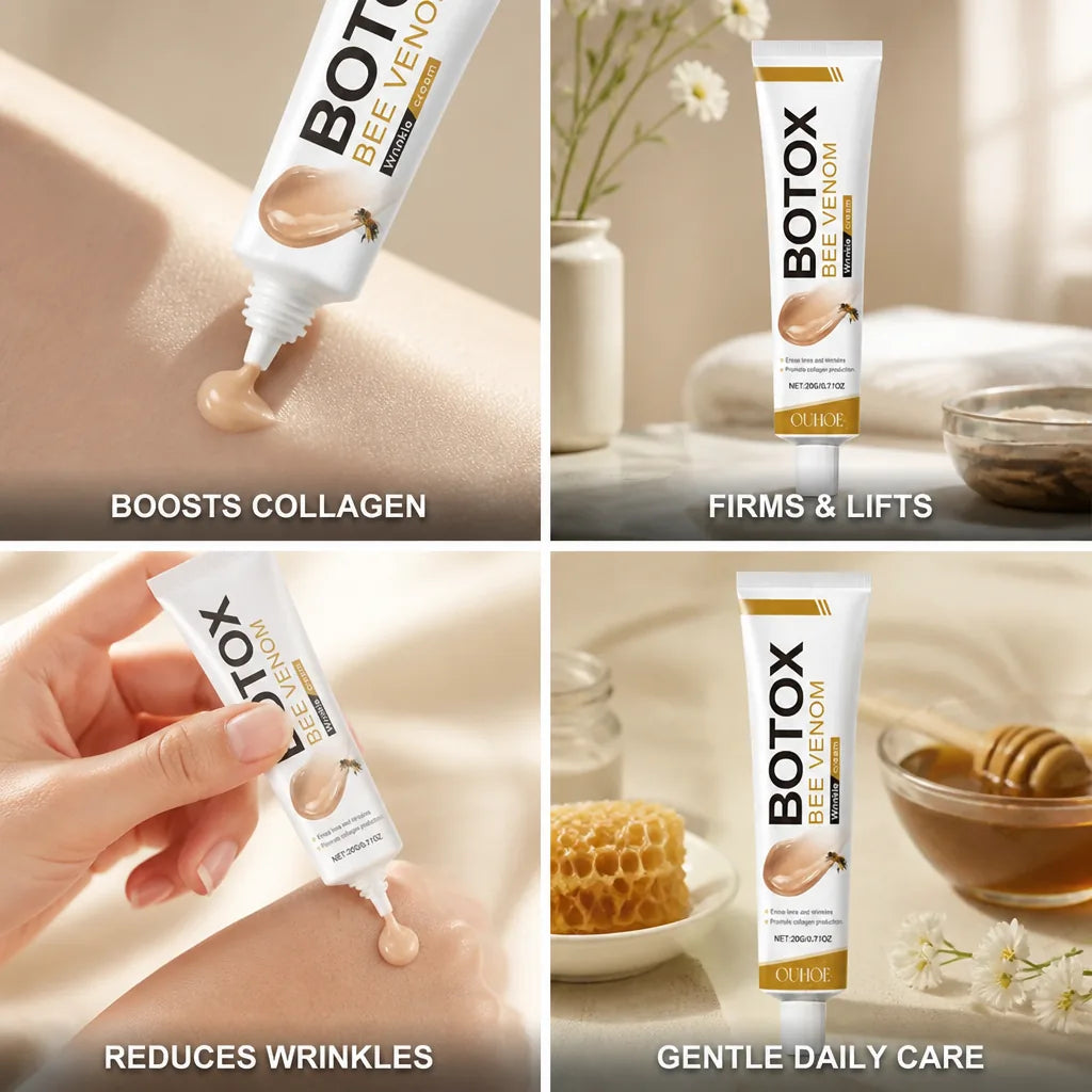 Anti-Wrinkle Face Cream Bee Venom Collagen-Boosting Day & Night