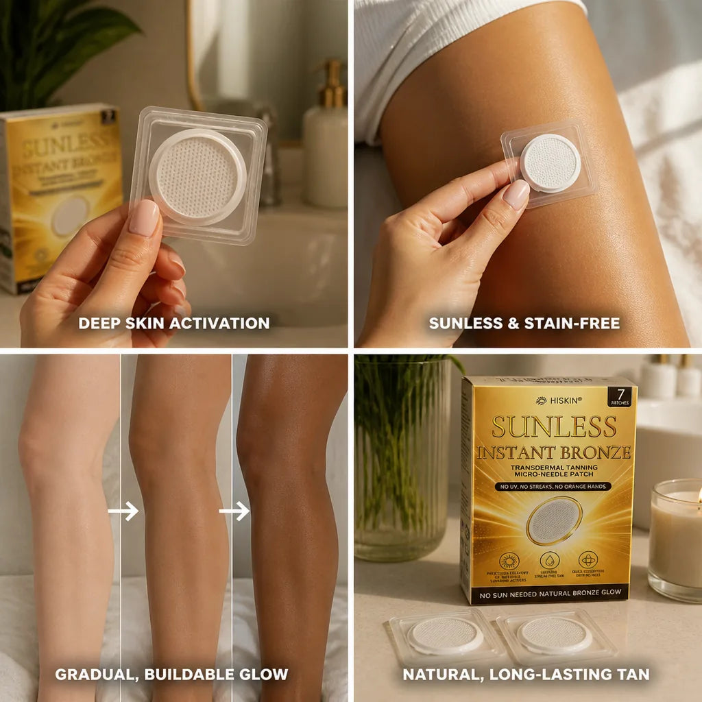 Tanning Microneedle Patch Peptide Activated Gradual Bronze