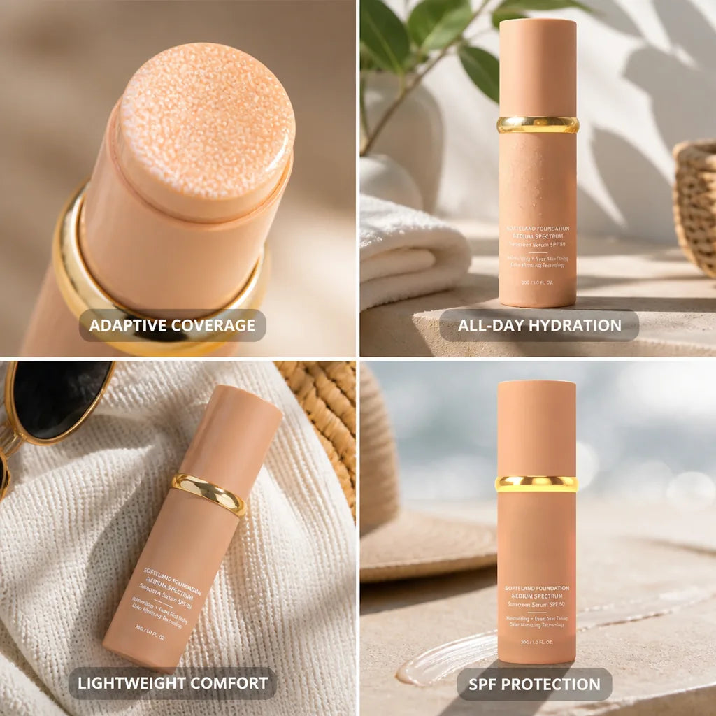 Foundation Stick Hydrating Color-Adaptive 4-In-1 SPF