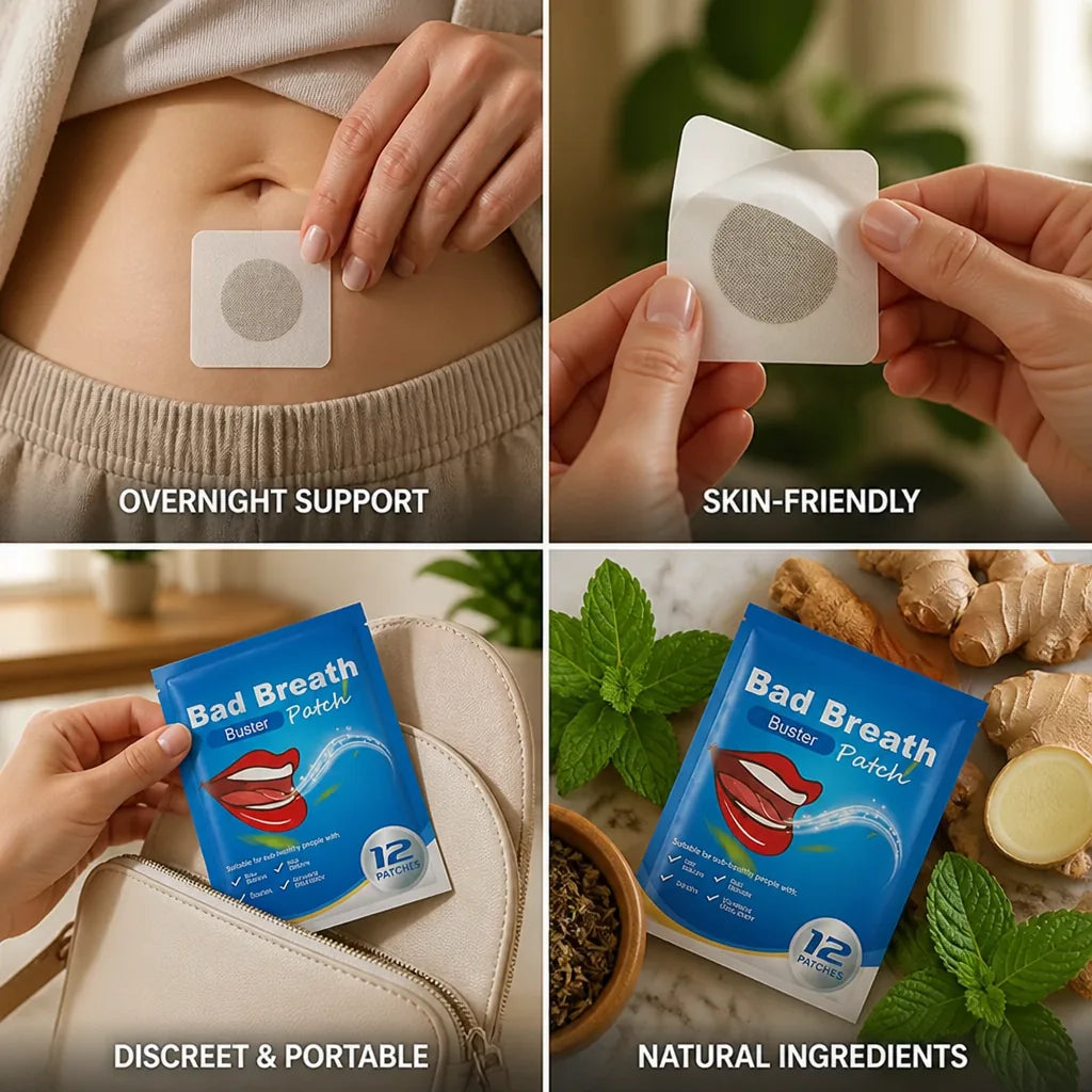 Gut Support Patch Overnight Plant-Based Skin-Friendly