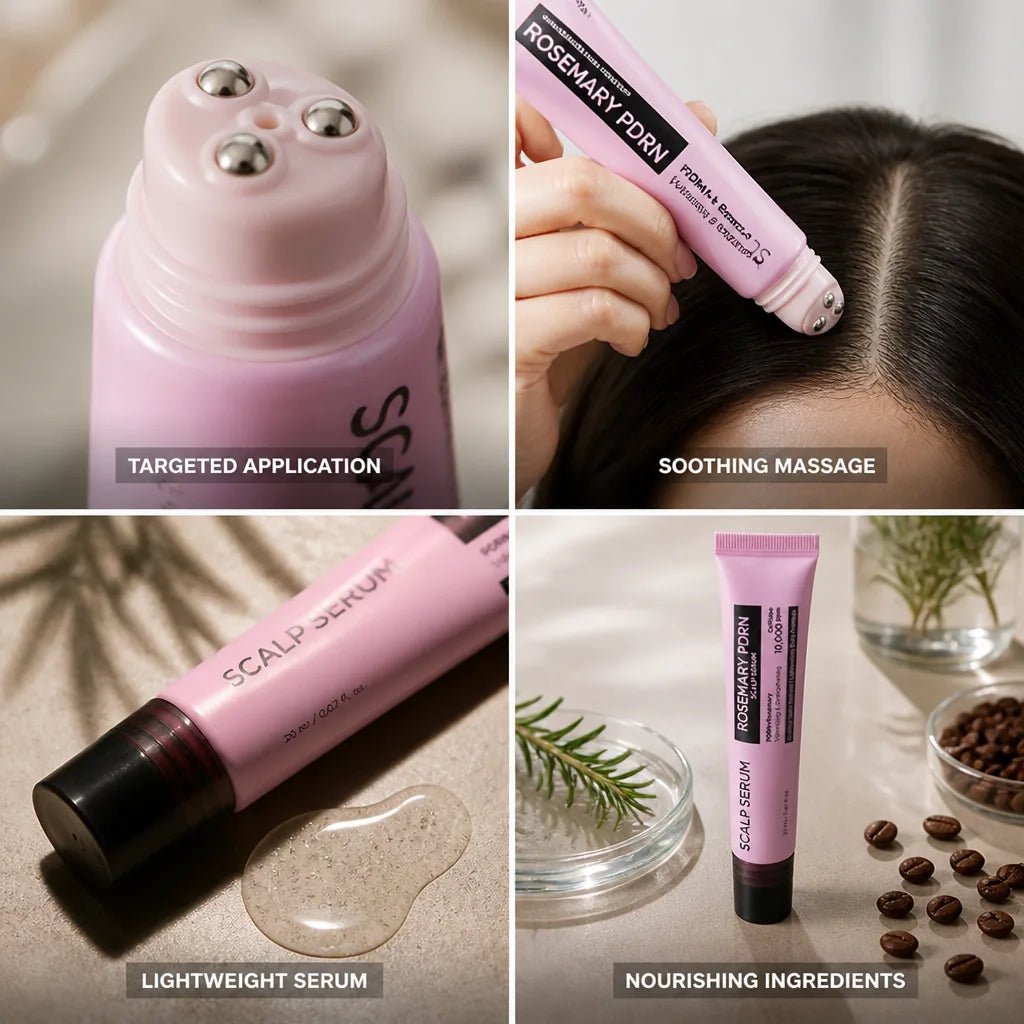 Scalp Serum PDRN EGF & Caffeine Three-Ball Applicator