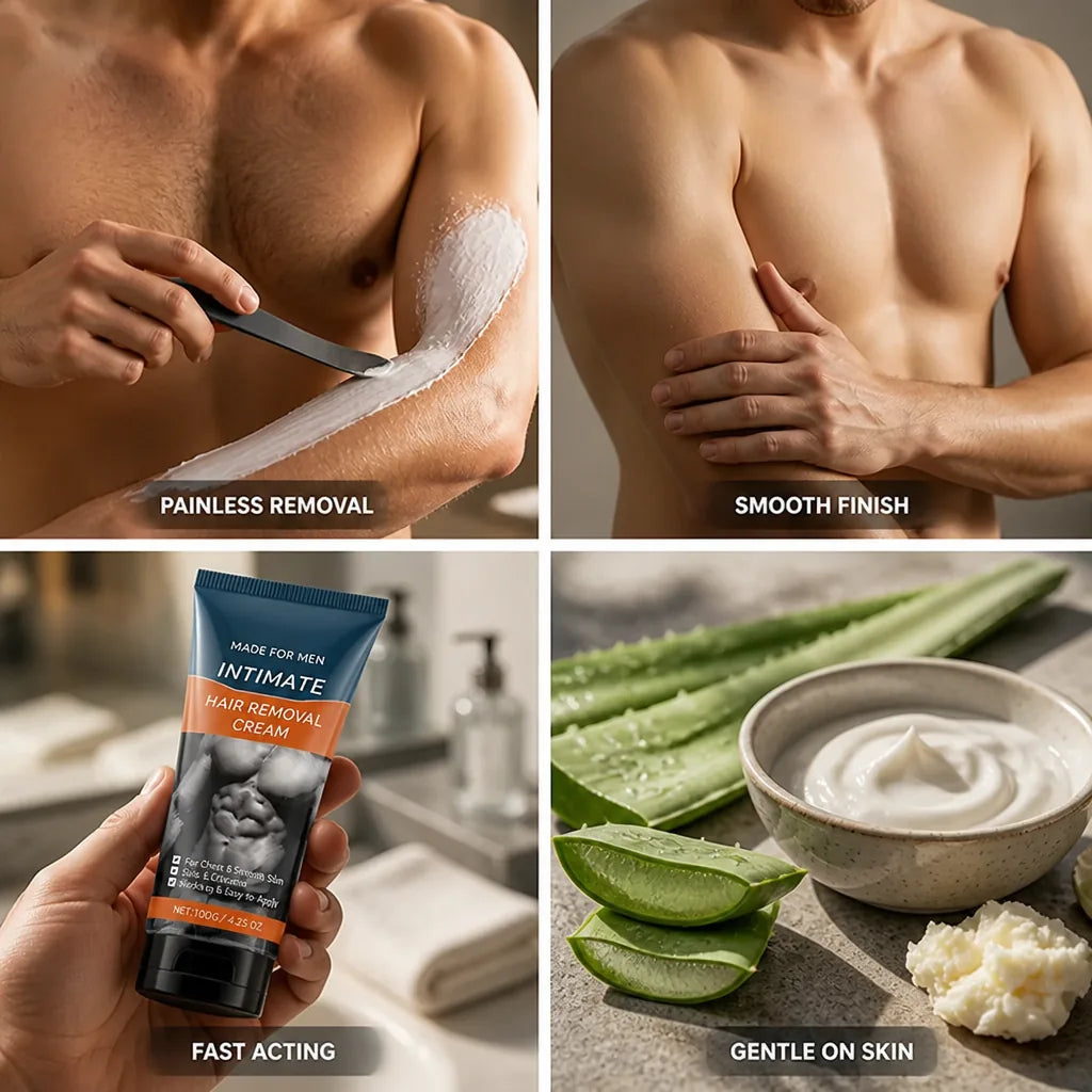 Hair Removal Cream Fast-Acting Gentle Smooth Finish