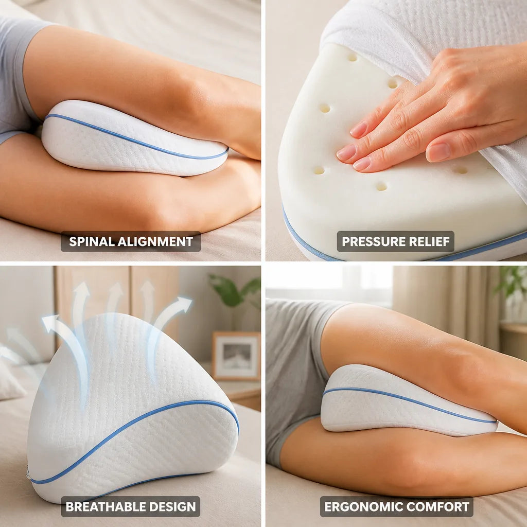 Orthopedic Side Pillow Memory Foam Ergonomic Contour