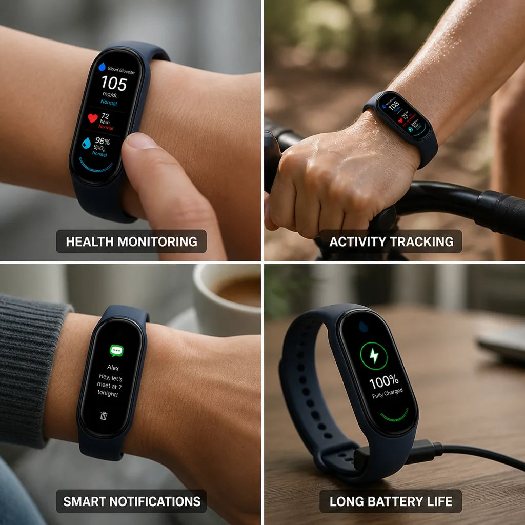 Smart Band Heart Rate & Activity Tracking