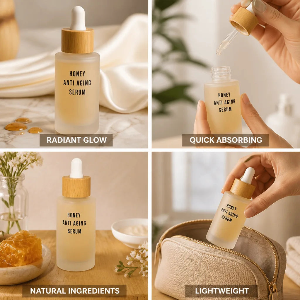 Facial Serum Radiance-Boosting Lightweight Quick-Absorbing