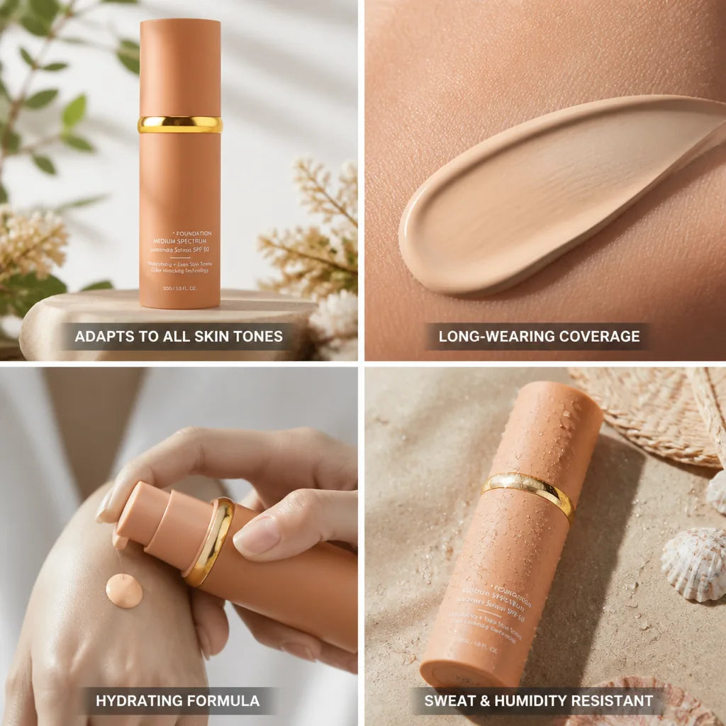 Foundation Adaptive Shade-Sensing Hydrating Long-Wear