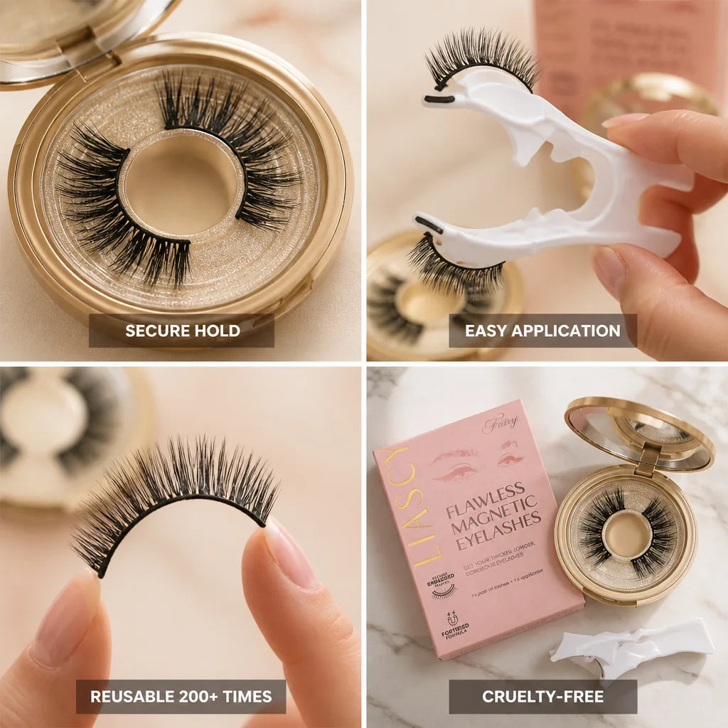 Magnetic Eyelashes Patented Band Reusable 200 Uses
