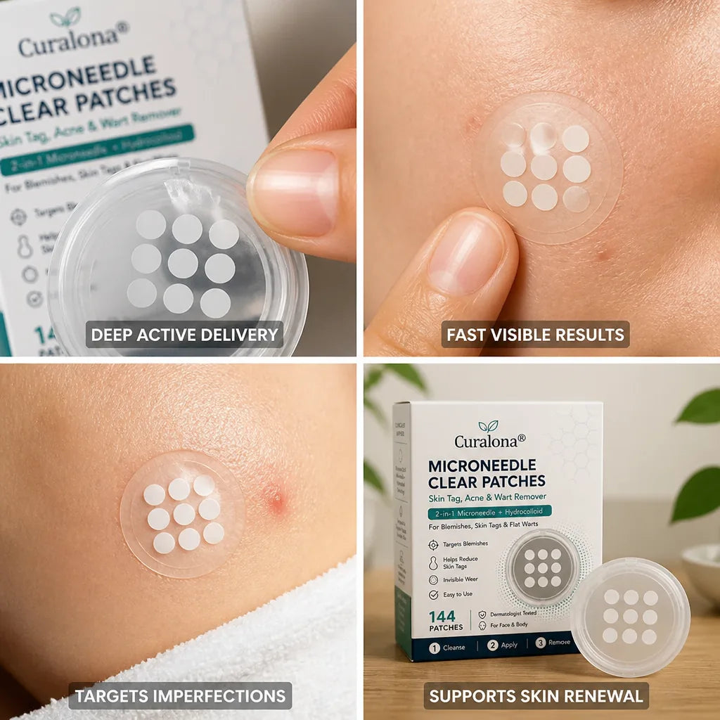 Acne Patch Microneedle Delivery Fast-Acting