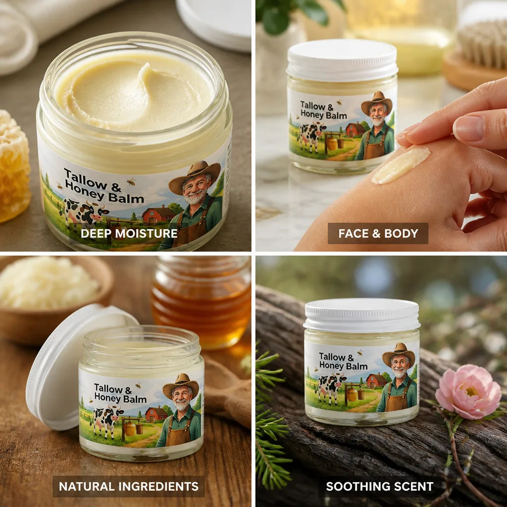 Moisturising Balm Face & Body Grass-Fed Tallow