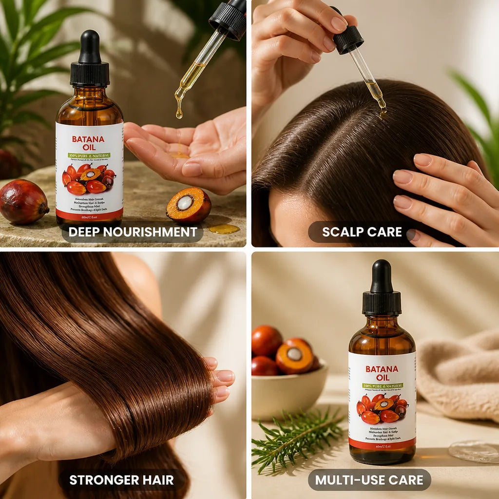 Scalp & Hair Oil Cold-Pressed Batana & Rosemary Lightweight