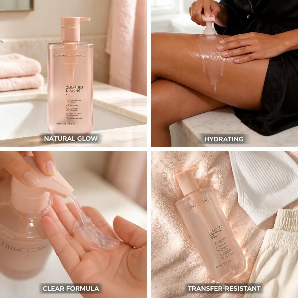 Self Tanning Gel Clear Hydrating & Fast-Drying