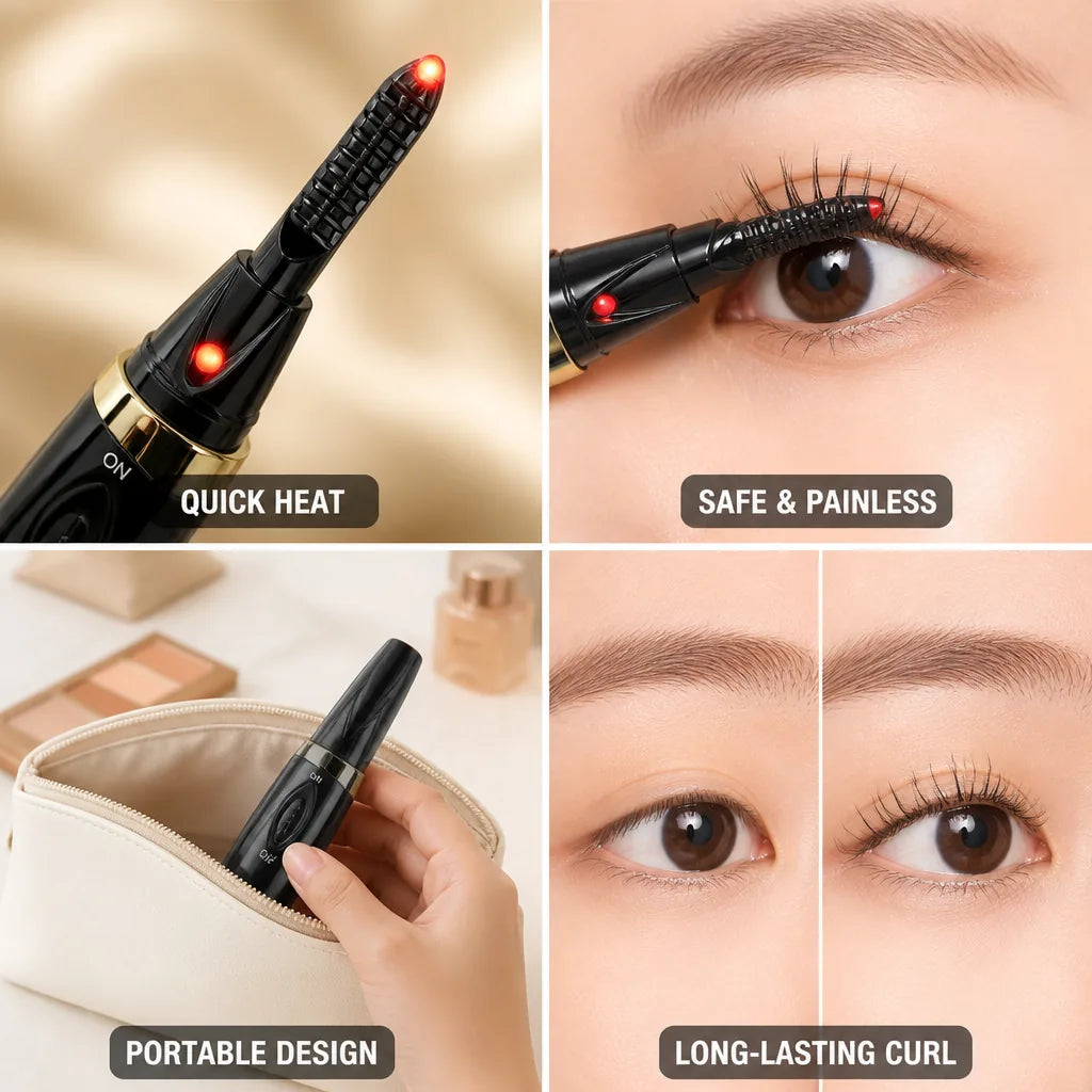 Eyelash Curler Heated Quick-Heat & Constant Temperature