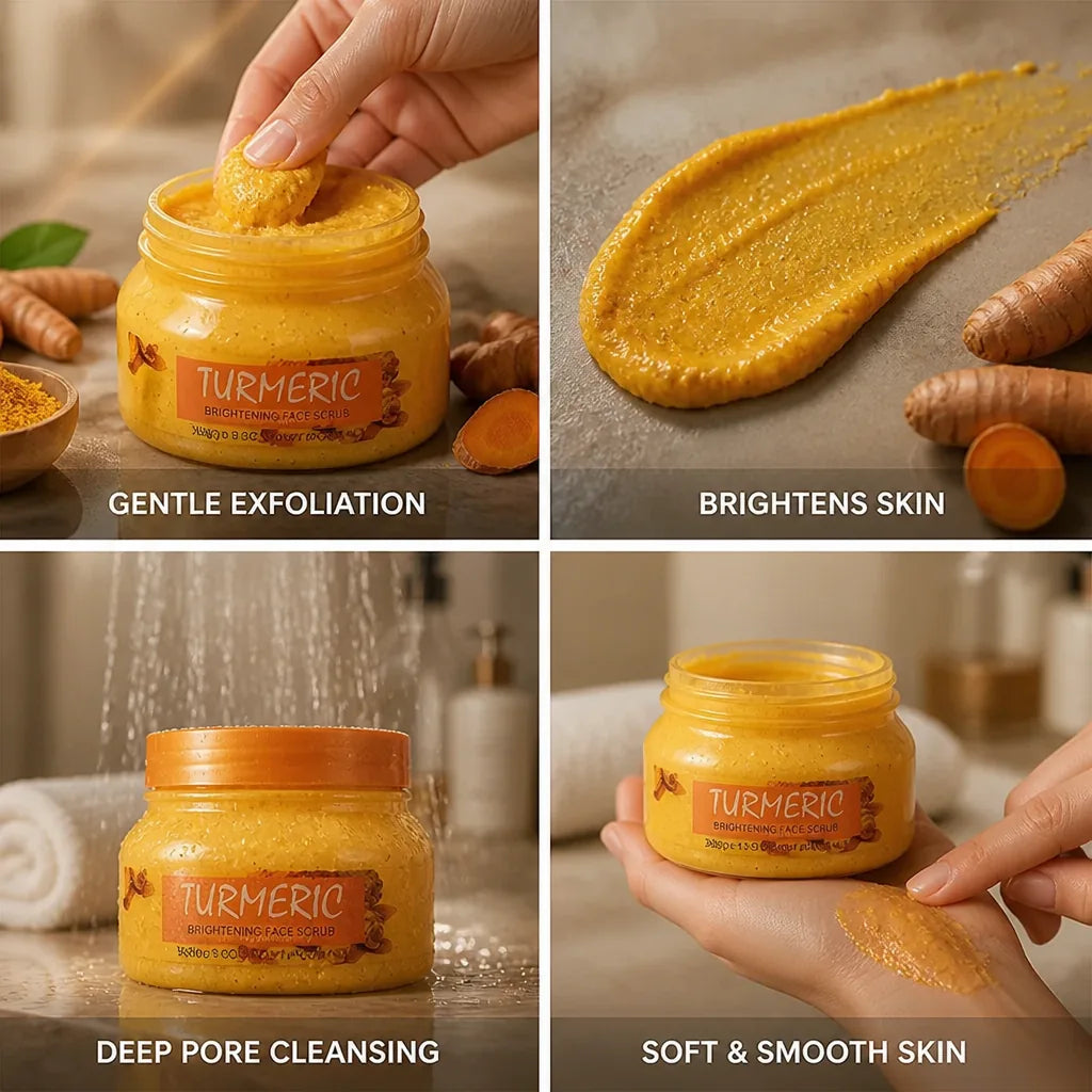 Face Scrub Gentle Brightening Exfoliant Arbutin & Vitamin C