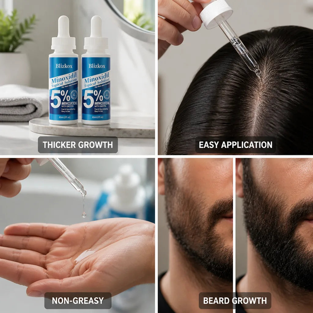 Hair Regrowth Serum 5% Minoxidil Biotin