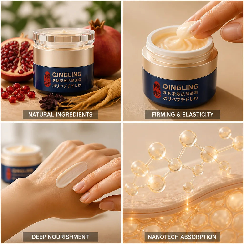 Firming Face Cream Nanotechnology Absorption Ginseng & Pomegranate