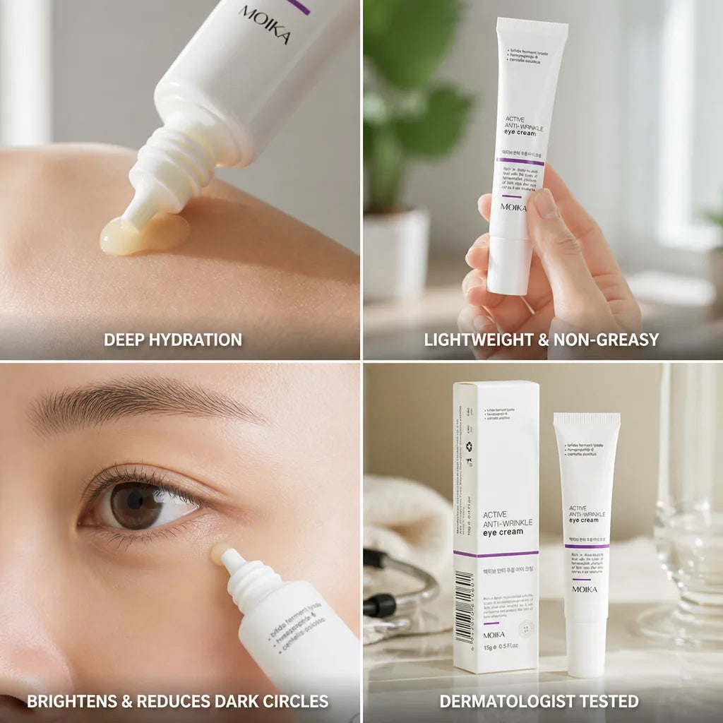Eye Cream Hydrating & Brightening Fast-Absorbing Non-Greasy