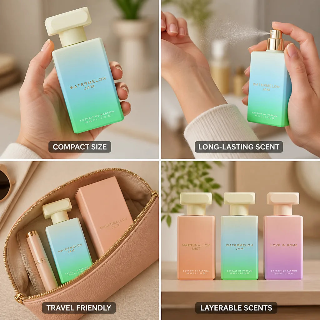 Travel Perfume Spray Compact & Layerable Long-Lasting