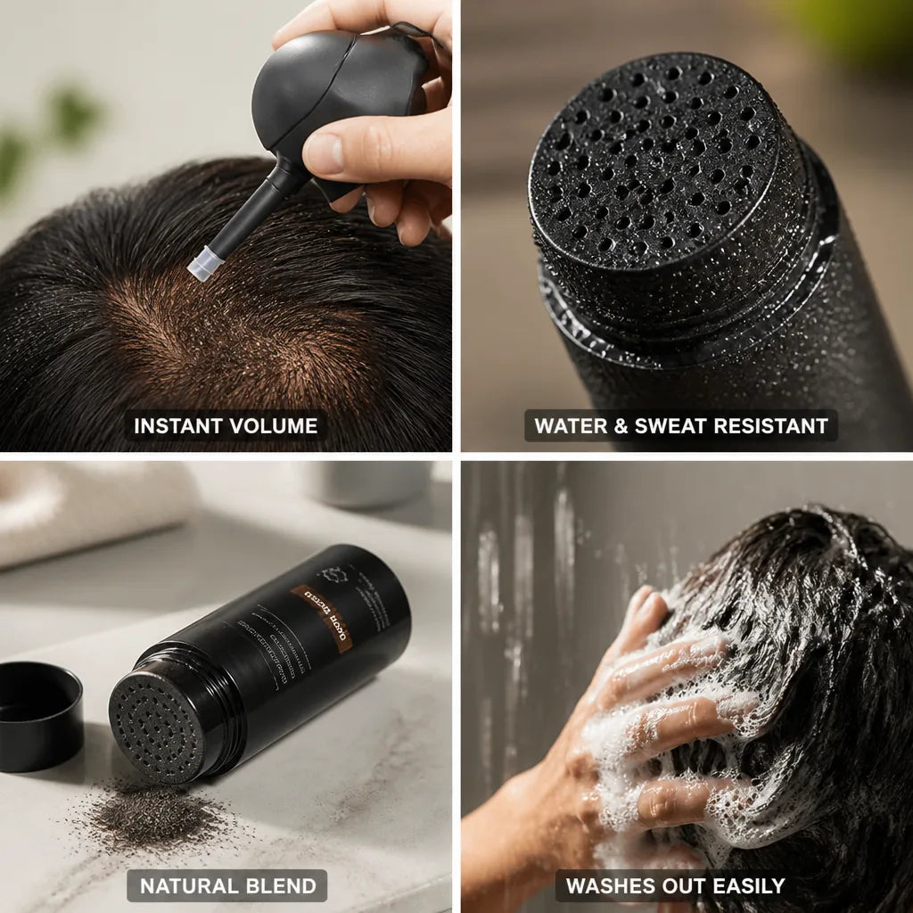 Hair Thickening Fibers Instant Volume Water & Sweat-Resistant