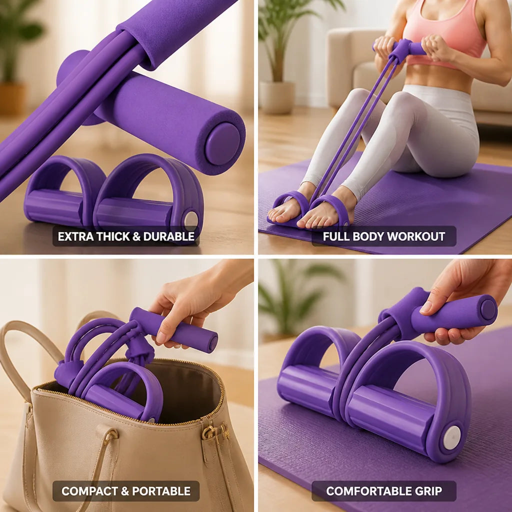 Resistance Bands Set Extra-Thick TPE Foam Handles