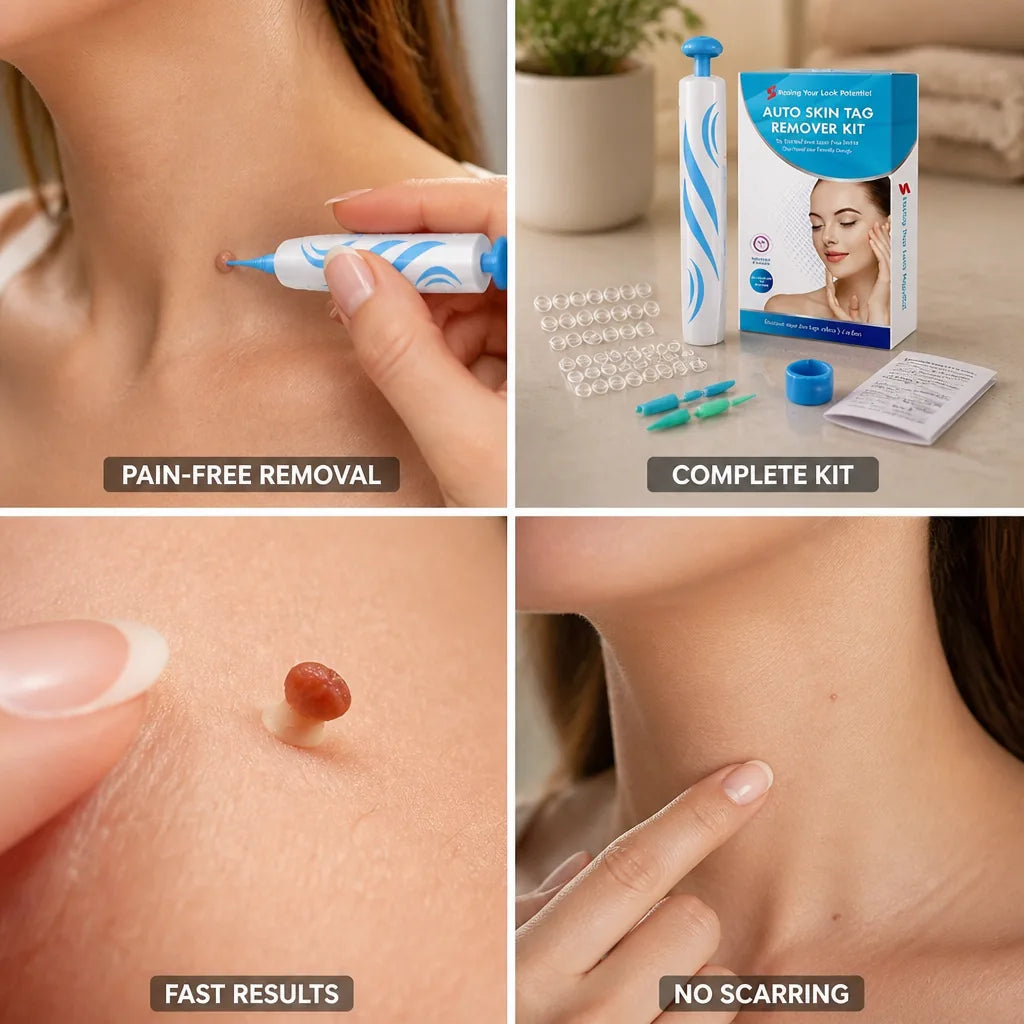 Skin Tag Removal Kit Fast-Acting Pain-Free All-In-One