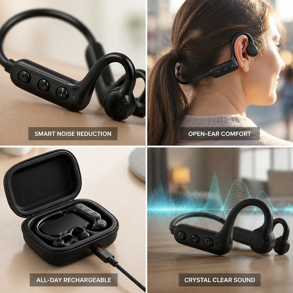 Hearing Aid Smart Sound & Noise Reduction Rechargeable All Day