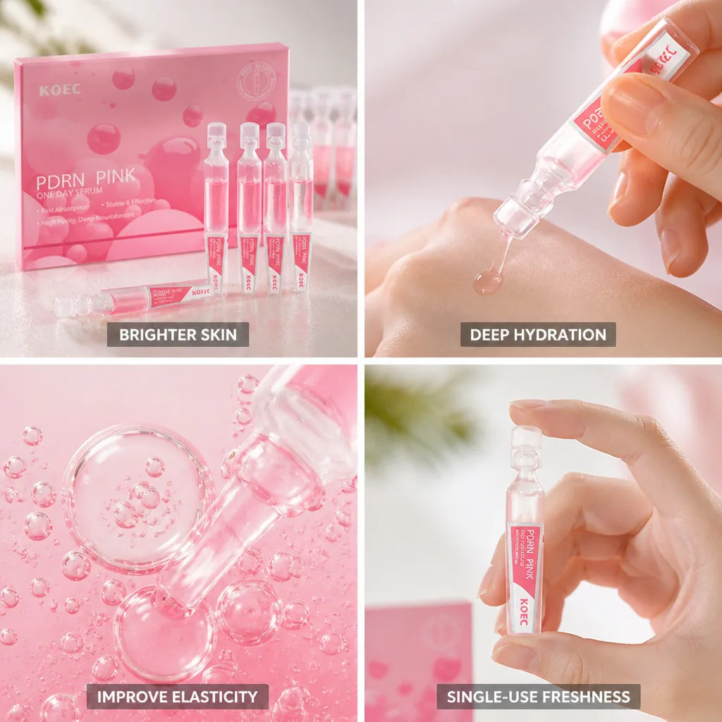 Facial Ampoule Salmon PDRN Hyaluronic Acid Set of 10