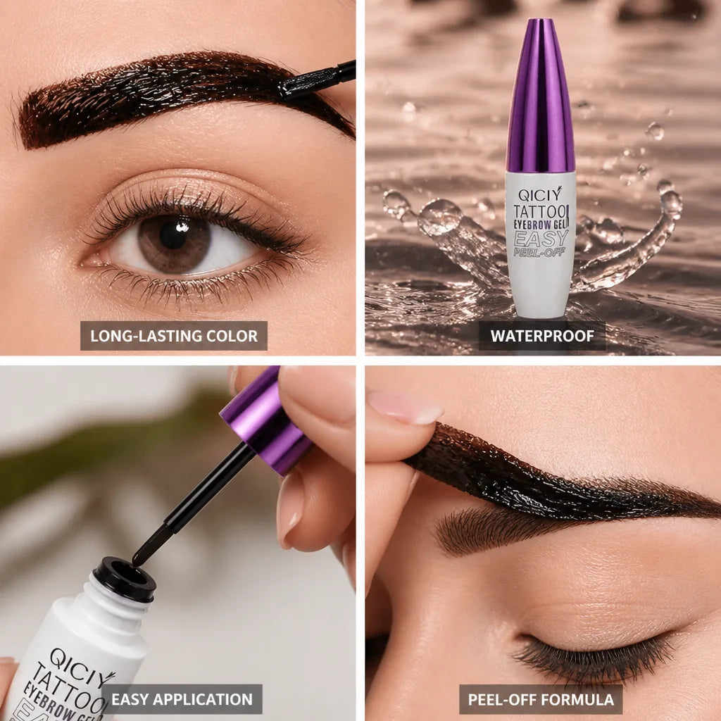 Eyebrow Tint Peel-Off Gel Waterproof Smudge-Proof