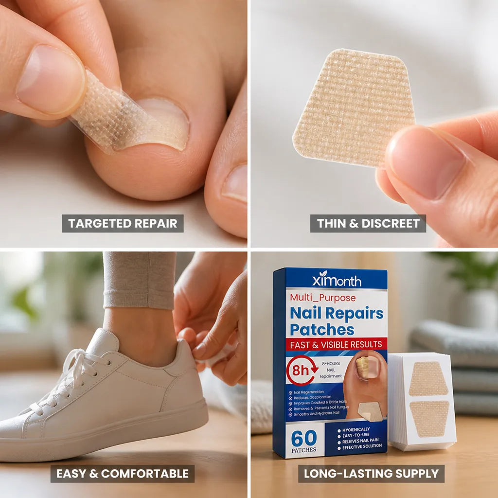 Fungal Nail Patches Transparent Peel And Stick 60 Count