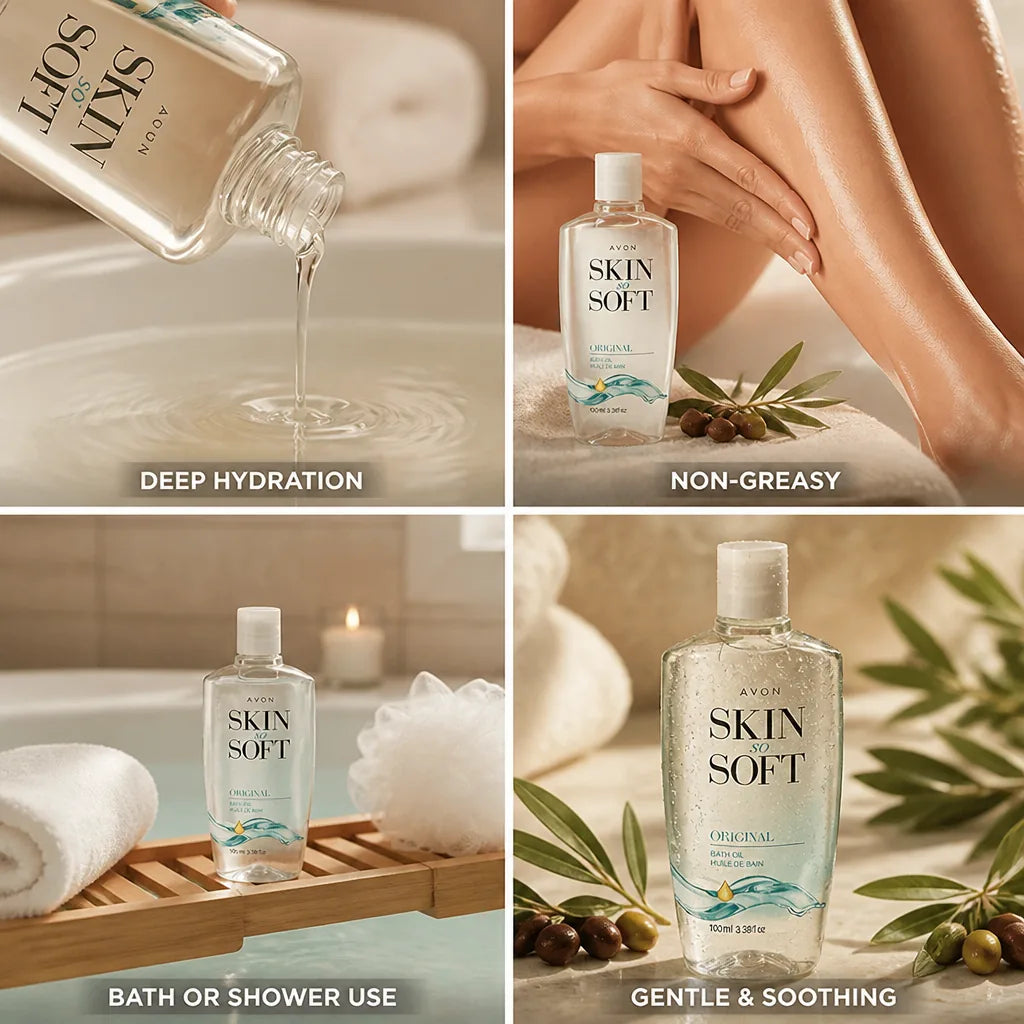 Bath Oil Hydrating Lightweight & Non-Greasy