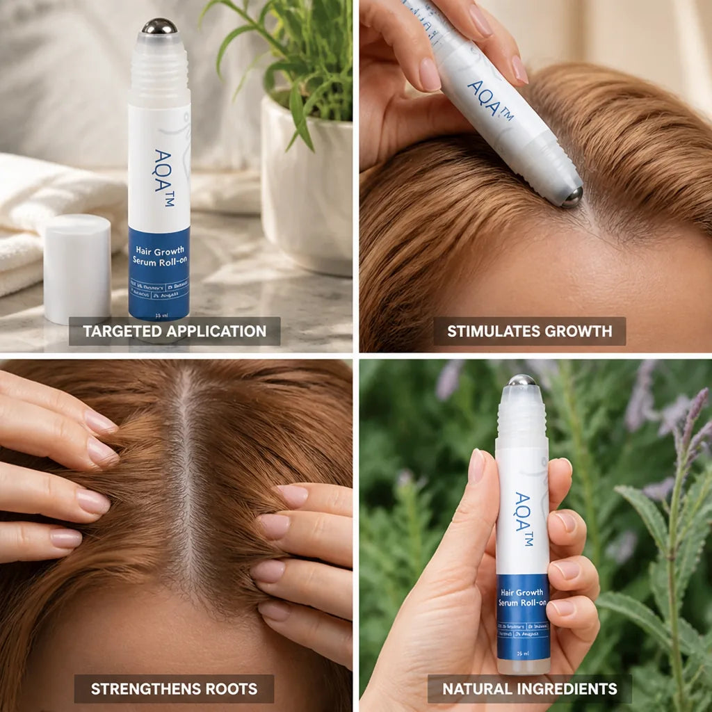 Hair Growth Serum Precision Stainless-Steel Roller Redensyl & Aminexil