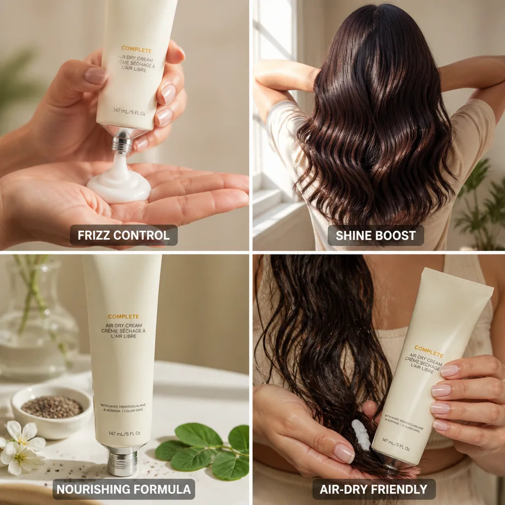 Hair Cream Air-Dry Frizz Control & Shine Boosting