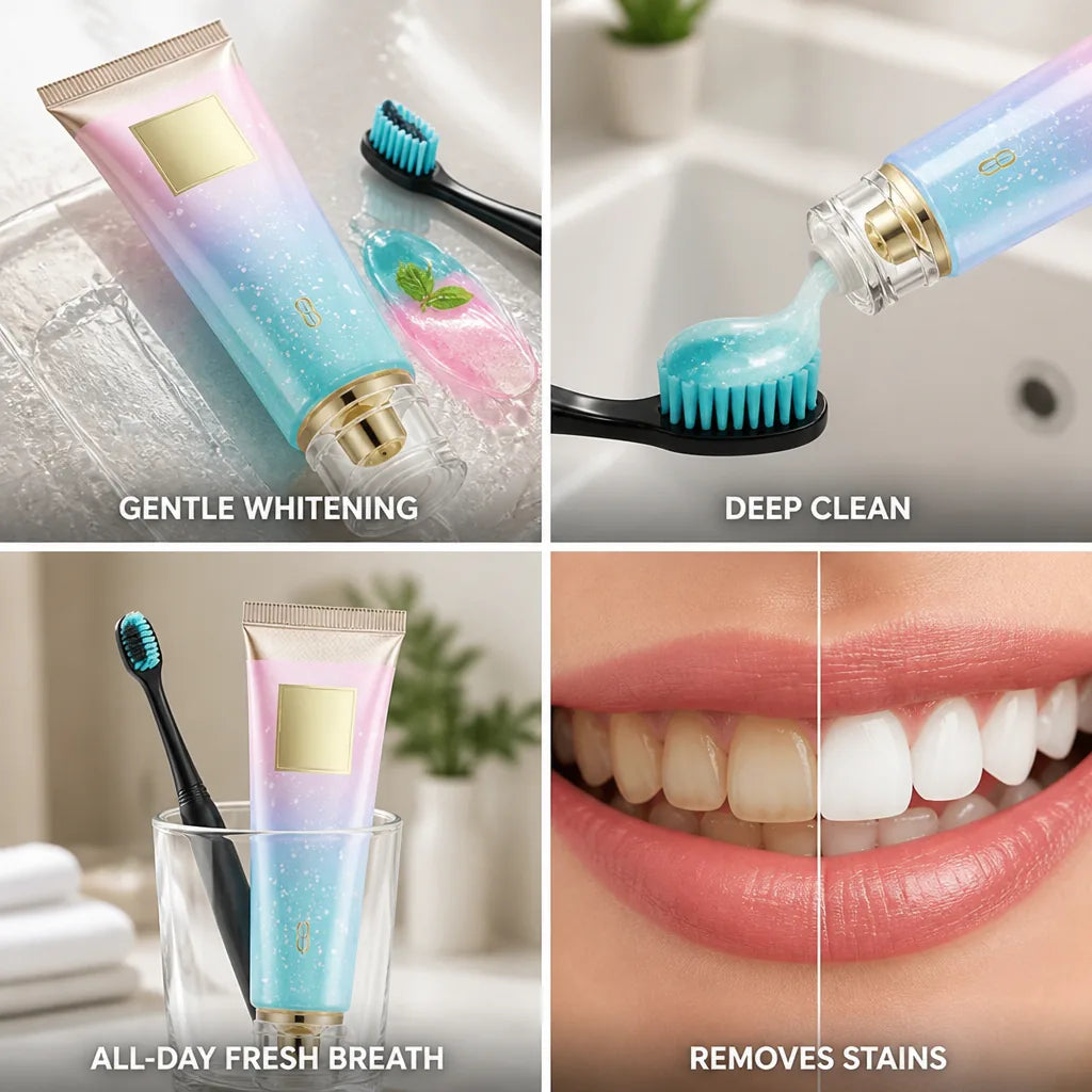 Whitening Toothpaste Gentle Non-Abrasive Deep-Clean