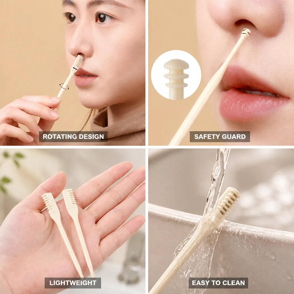 Nose Hair Trimmer Rotating Head & Safety Guard