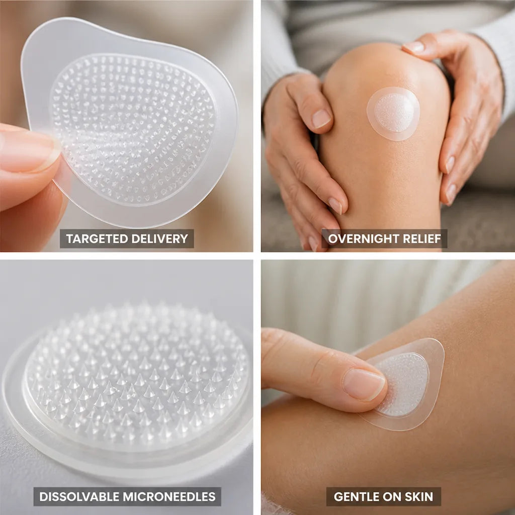 Joint Patch Dissolving Microneedles Hyaluronic Acid & MSM