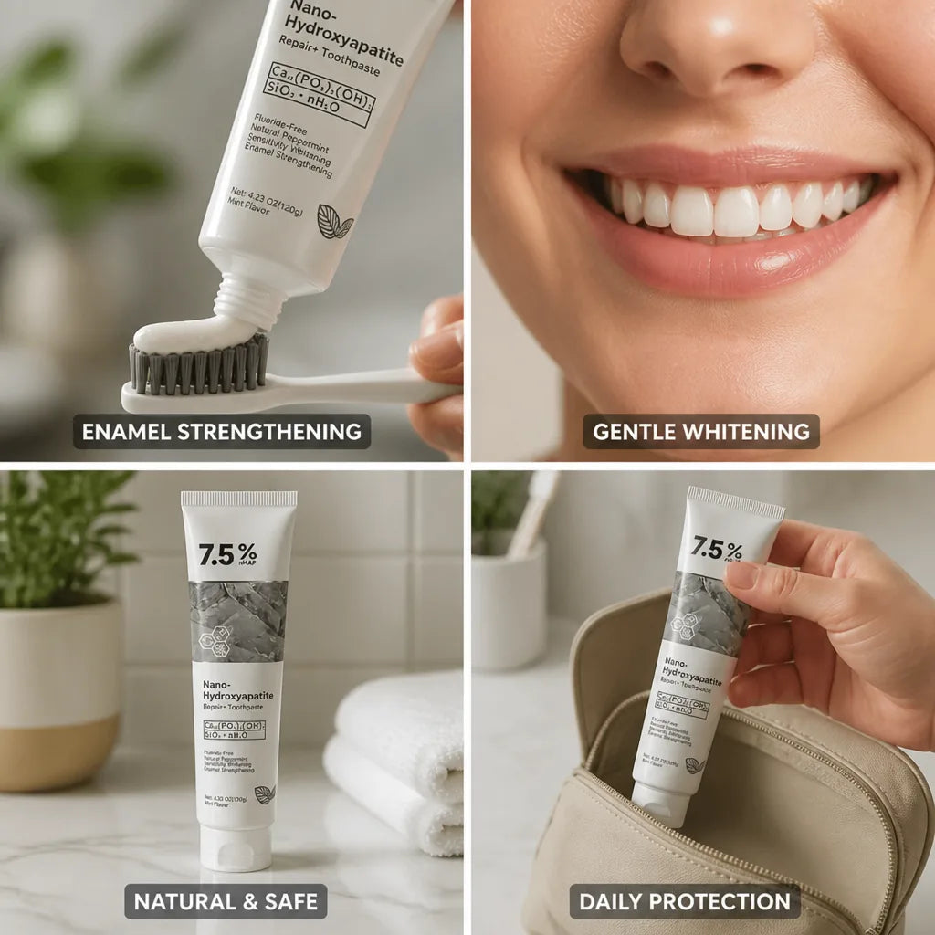 Whitening Toothpaste Hydroxyapatite Enamel Protection