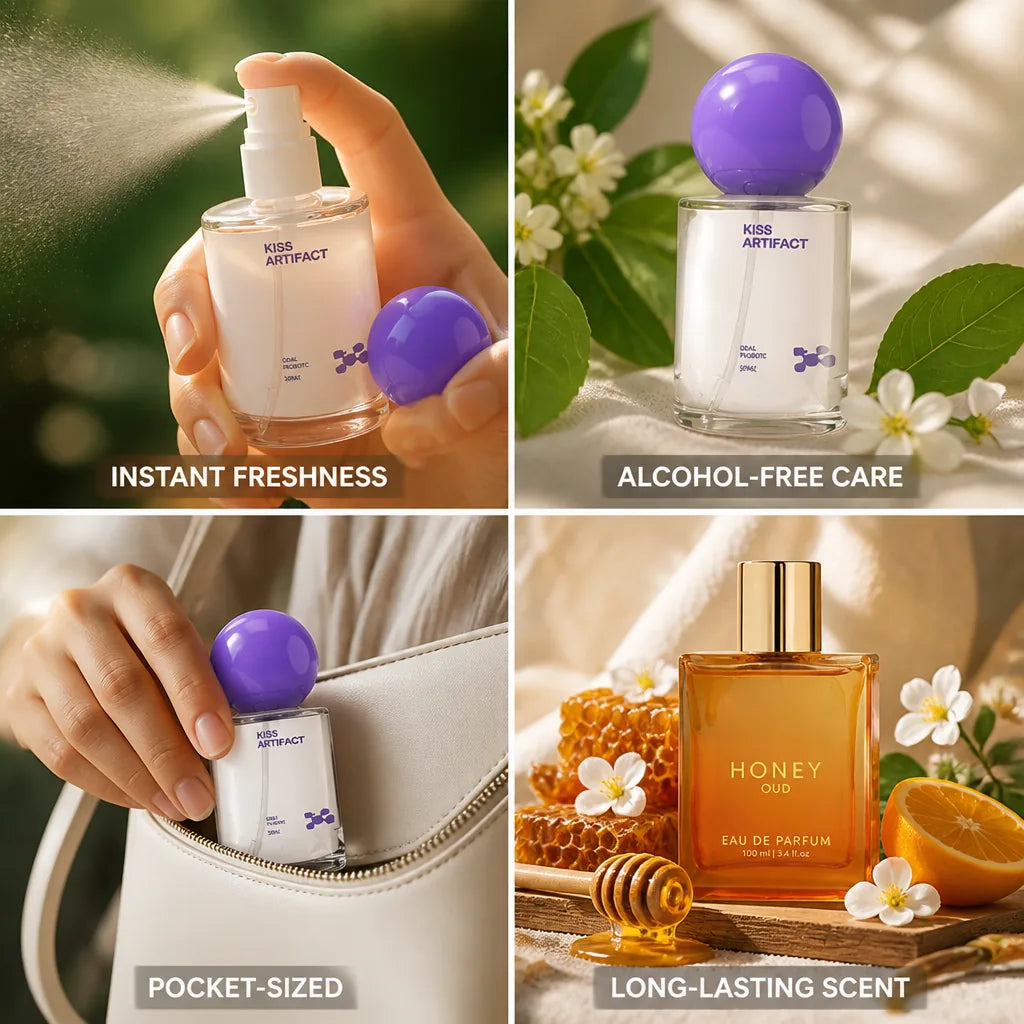 Oral Spray & Eau de Toilette Set Probiotic Alcohol-Free
