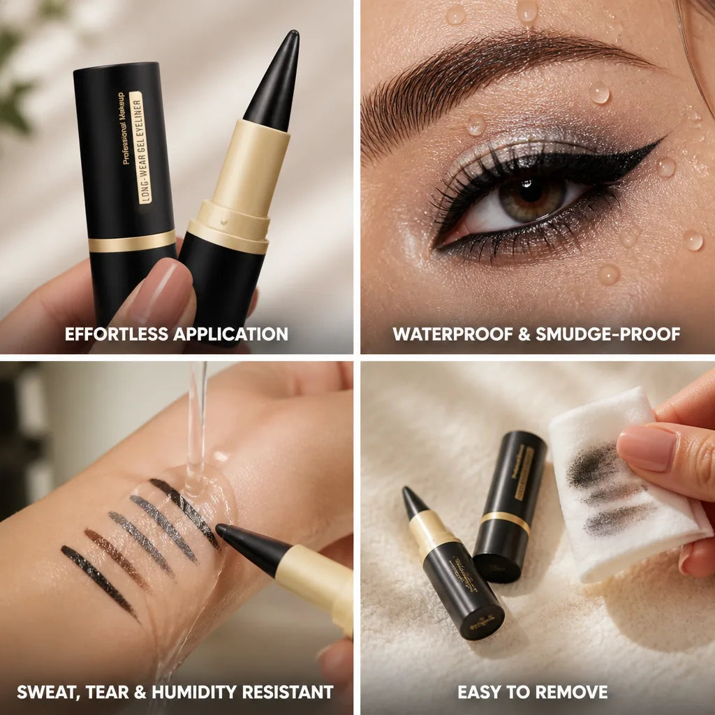Cream Eyeliner Twist-Up Waterproof & Smudge-Proof
