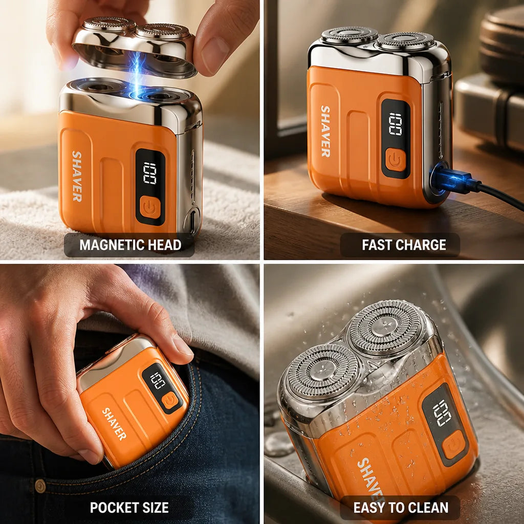 Rotary Shaver Smart Sensing Magnetic Head