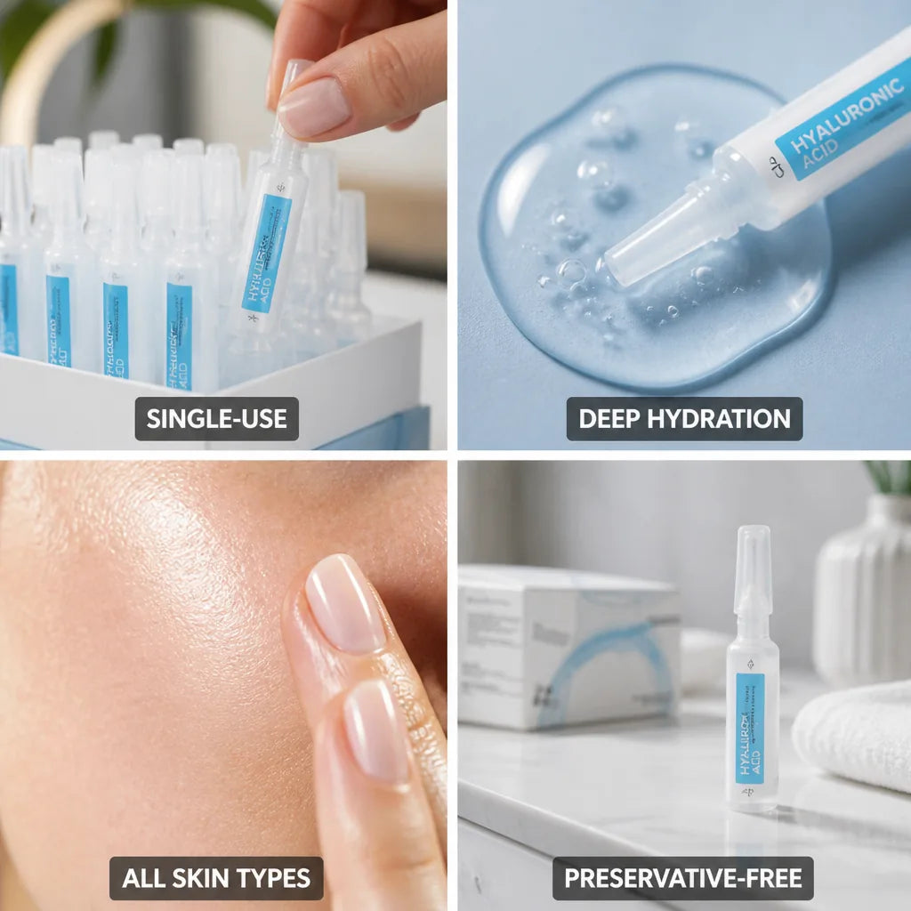 Hyaluronic Serum Triple Hyaluronic Acids Single-Use Vials