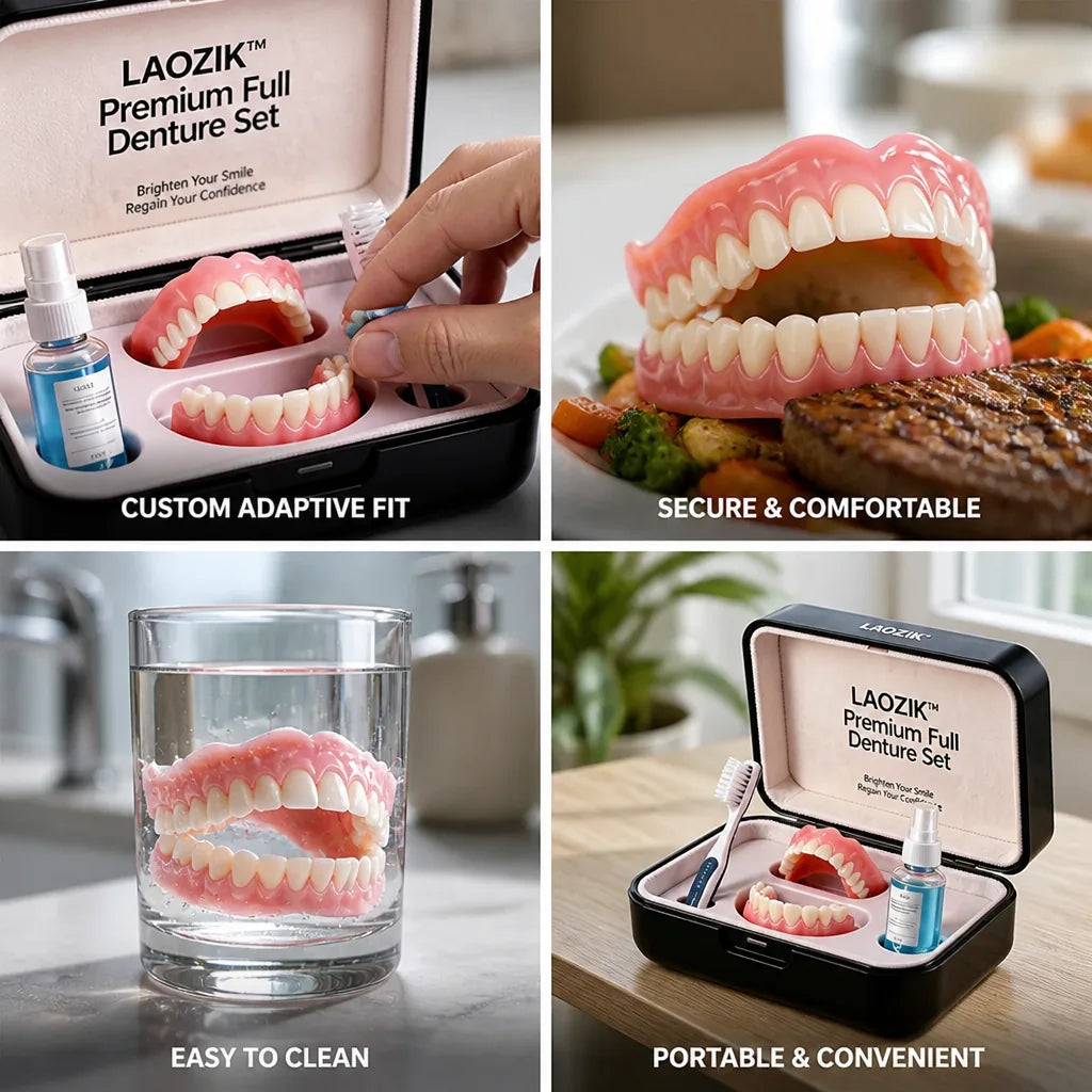 Removable Dentures Adaptive Gel Custom-Fit Biocompatible